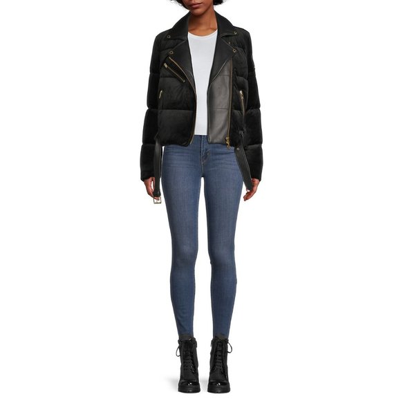 NEW Moose Knuckles Size Small Lorimer Puffer Short Down Jacket - Black - Picture 2 of 6